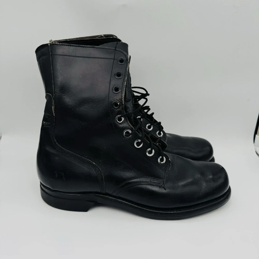 VTG Brown Shoe Co Vietnam Era Combat Jump Boots Sz 11R BF Goodrich OCT 1966 USA